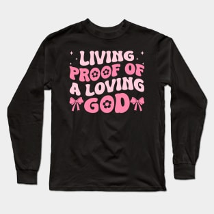 Christian Coquette Pink Christian Gift For Women Long Sleeve T-Shirt